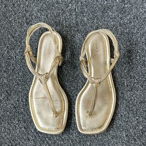Vince Gold Sandals